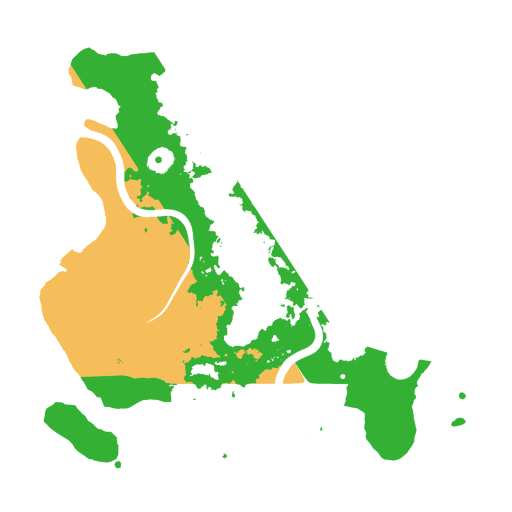 Biome Rust Map: Procedural Map, Size: 3000, Seed: 172945441