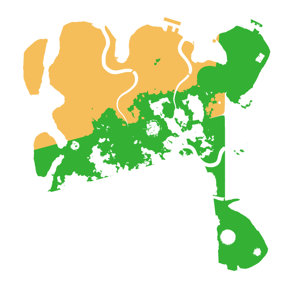 Biome Rust Map: Procedural Map, Size: 3500, Seed: 1589868017