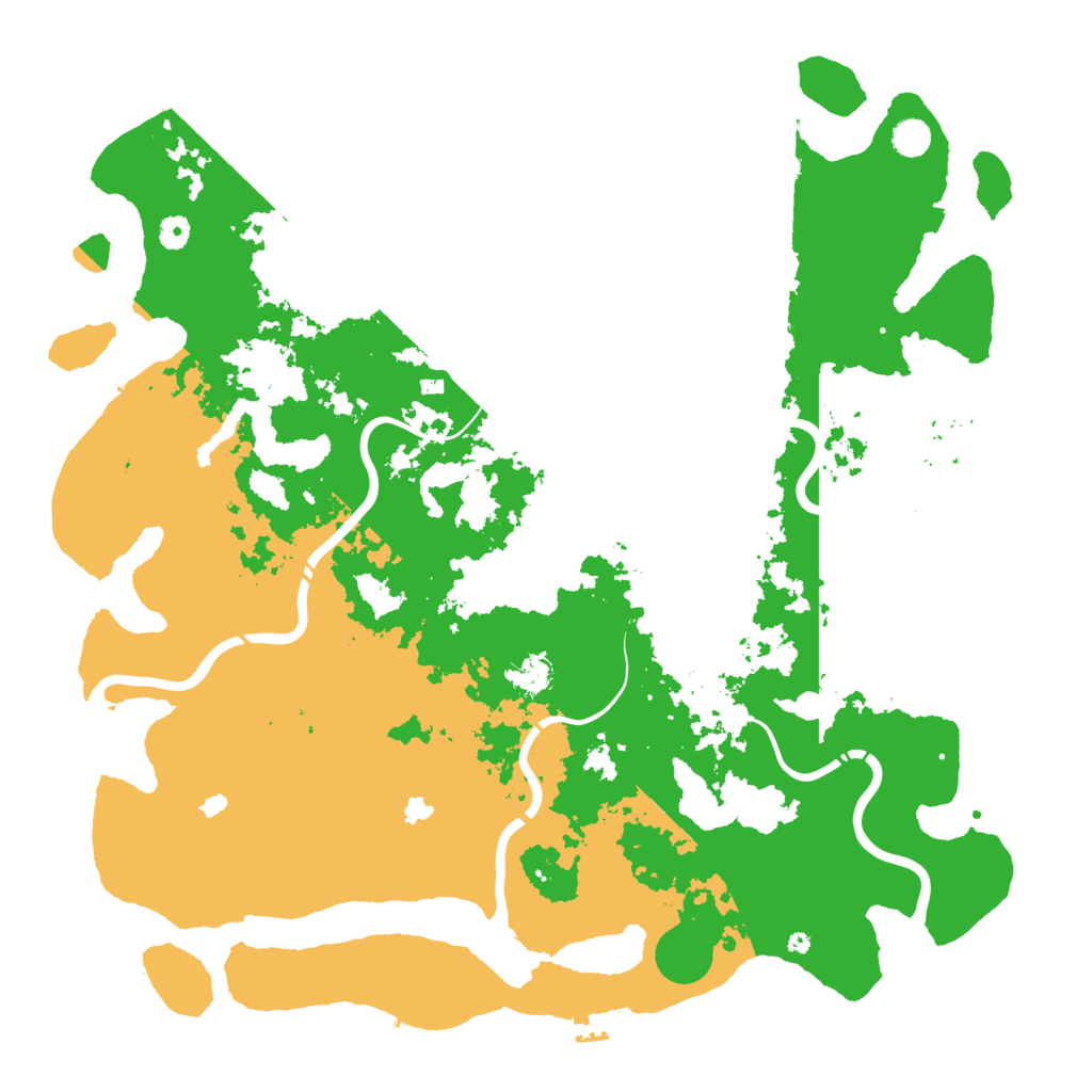 Biome Rust Map: Procedural Map, Size: 5000, Seed: 1025487752