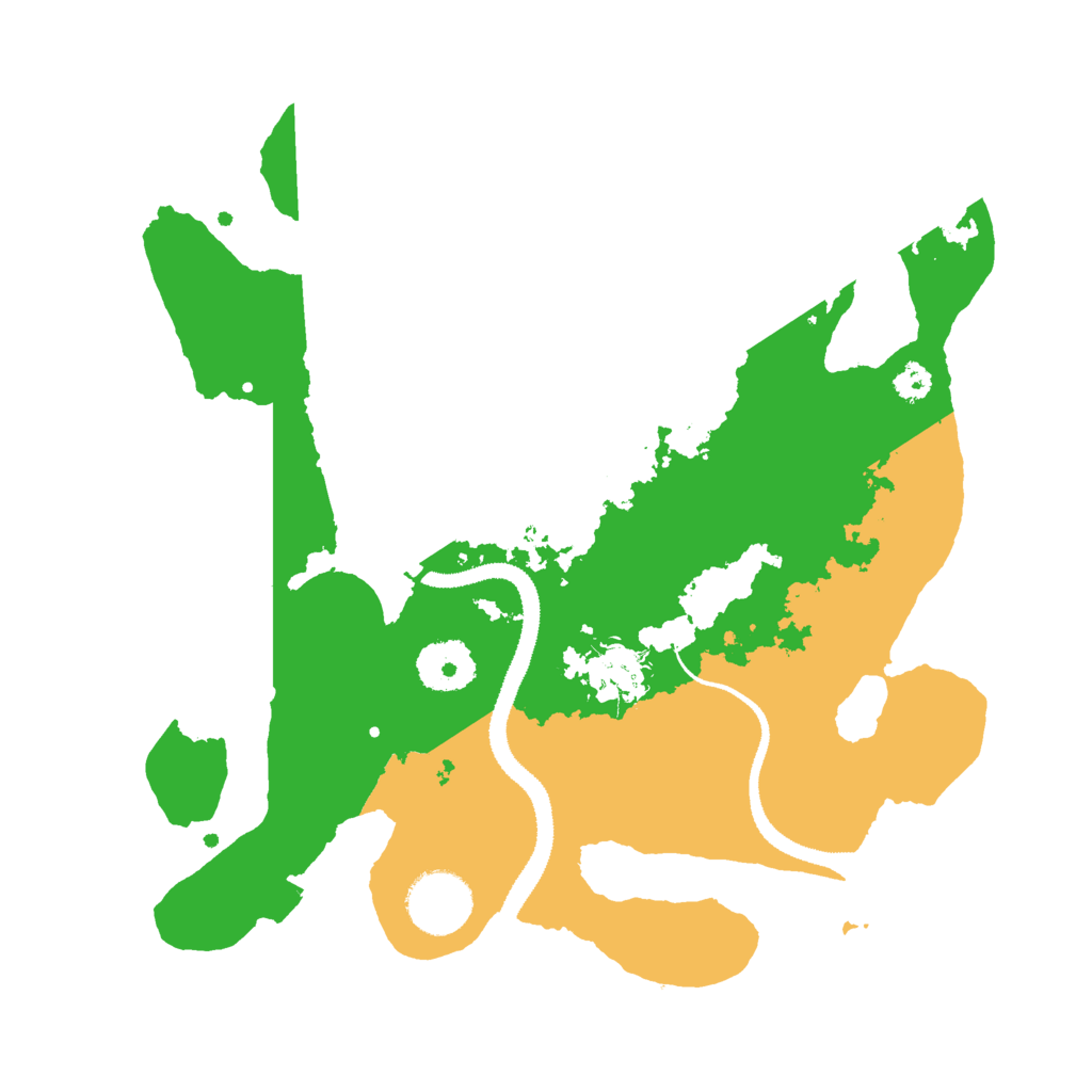 Biome Rust Map: Procedural Map, Size: 3000, Seed: 8326175