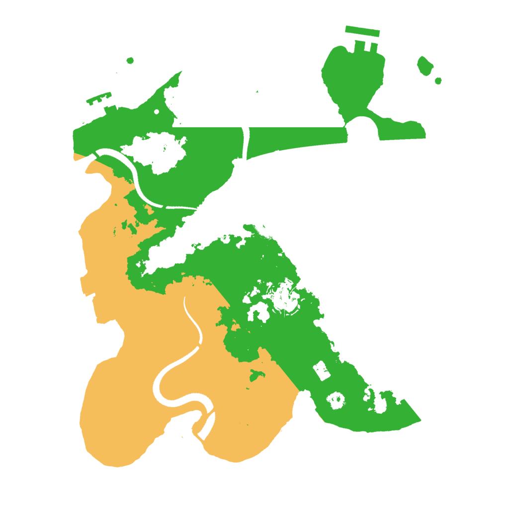 Biome Rust Map: Procedural Map, Size: 3000, Seed: 806967426