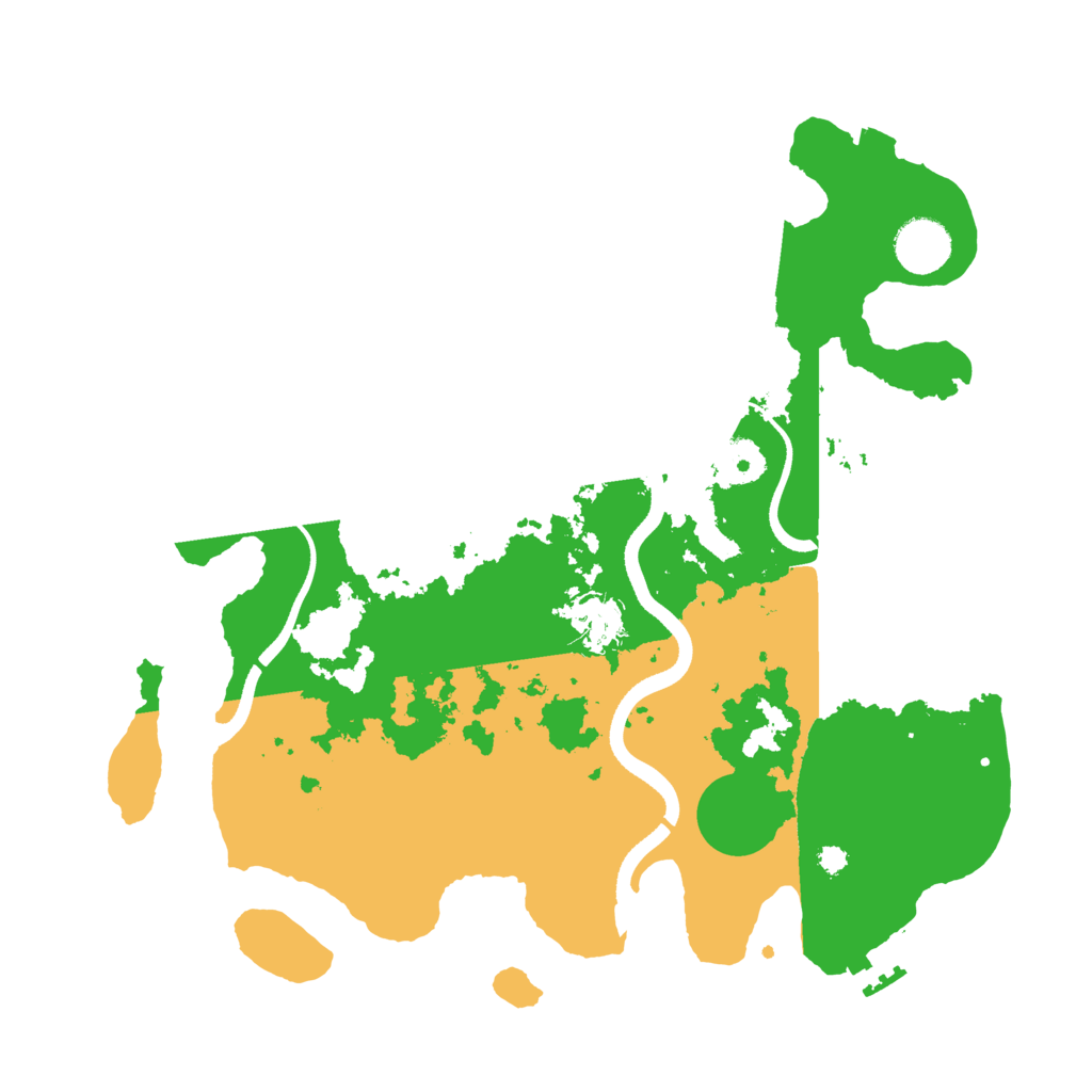 Biome Rust Map: Procedural Map, Size: 3500, Seed: 1398560751