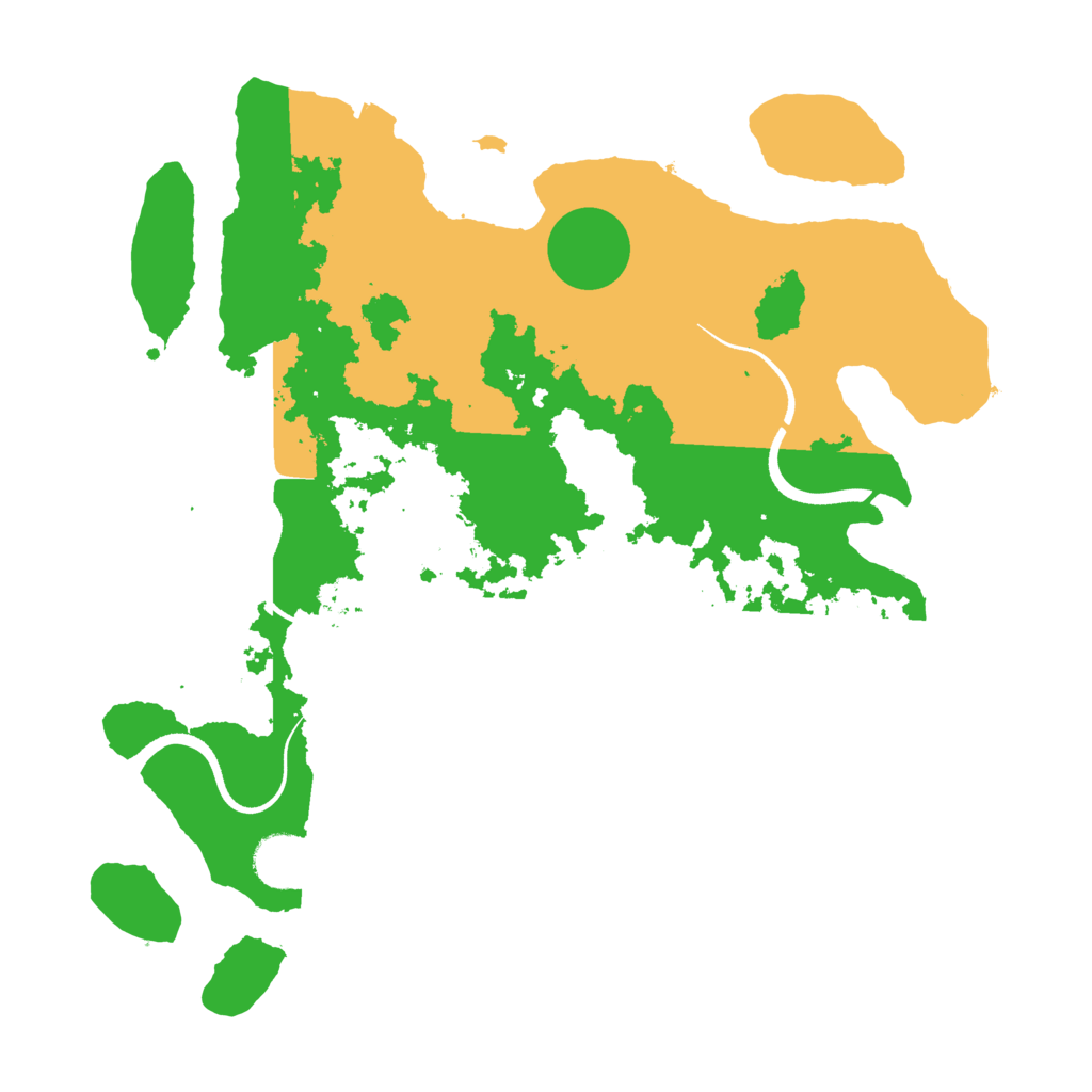 Biome Rust Map: Procedural Map, Size: 3500, Seed: 1414910320