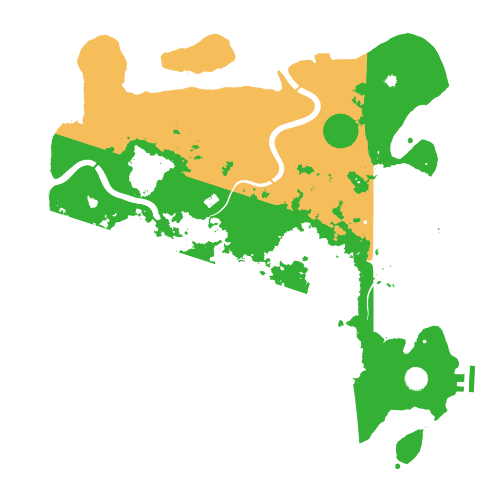 Biome Rust Map: Procedural Map, Size: 3800, Seed: 1052557287