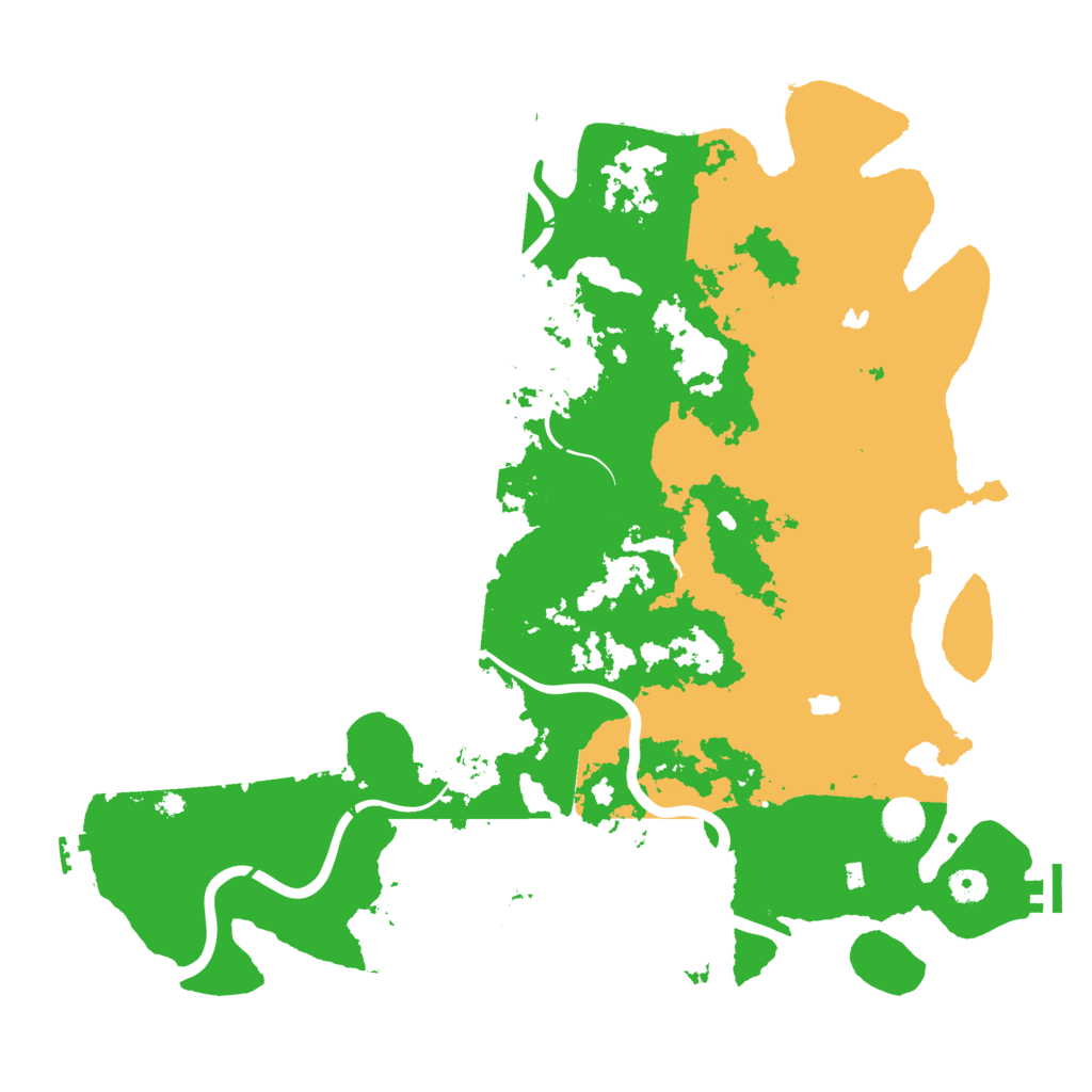 Biome Rust Map: Procedural Map, Size: 4500, Seed: 351073896