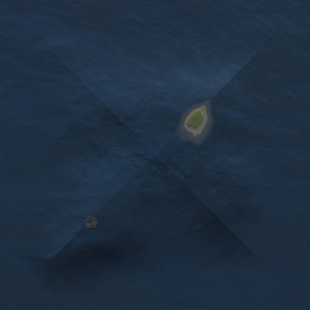 Rust Map: Procedural Map, Size: 1000, Seed: 123122, 1 Monuments