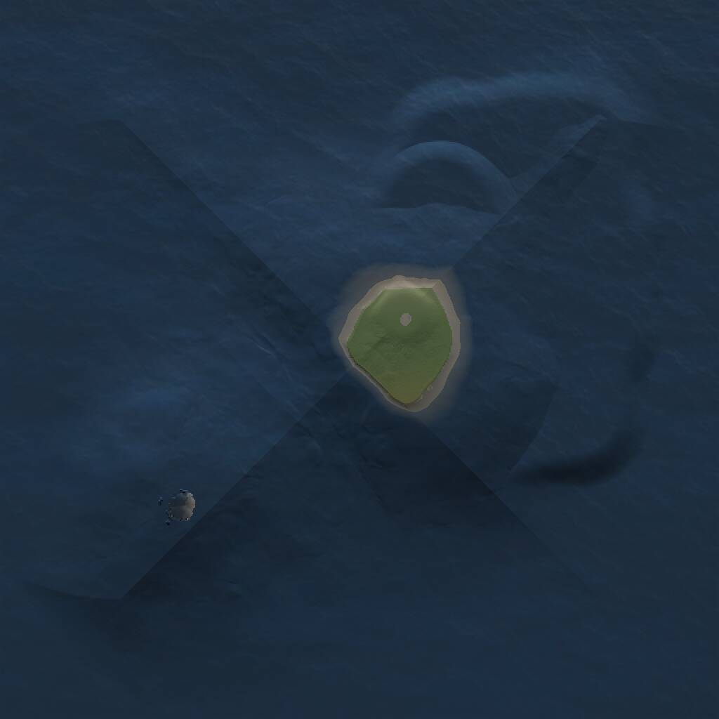 Rust Map: Procedural Map, Size: 1001, Seed: 2018731733, 1 Monuments