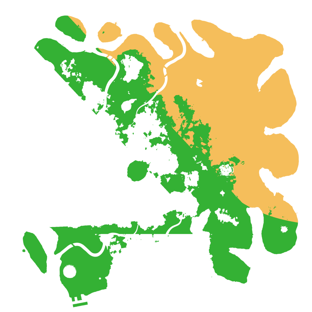 Biome Rust Map: Procedural Map, Size: 4250, Seed: 1583798629