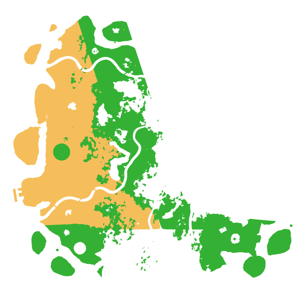 Biome Rust Map: Procedural Map, Size: 4750, Seed: 192333635