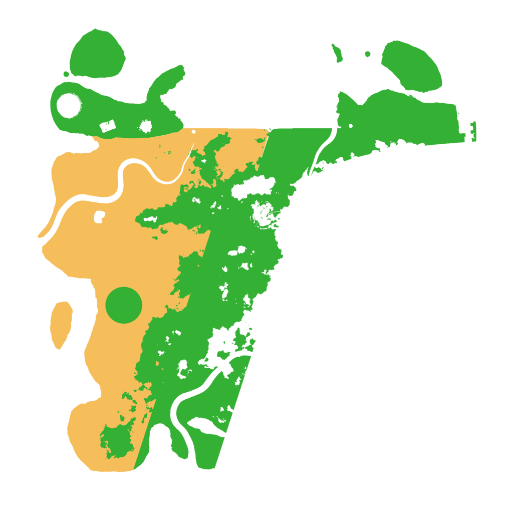 Biome Rust Map: Procedural Map, Size: 3700, Seed: 1187724664