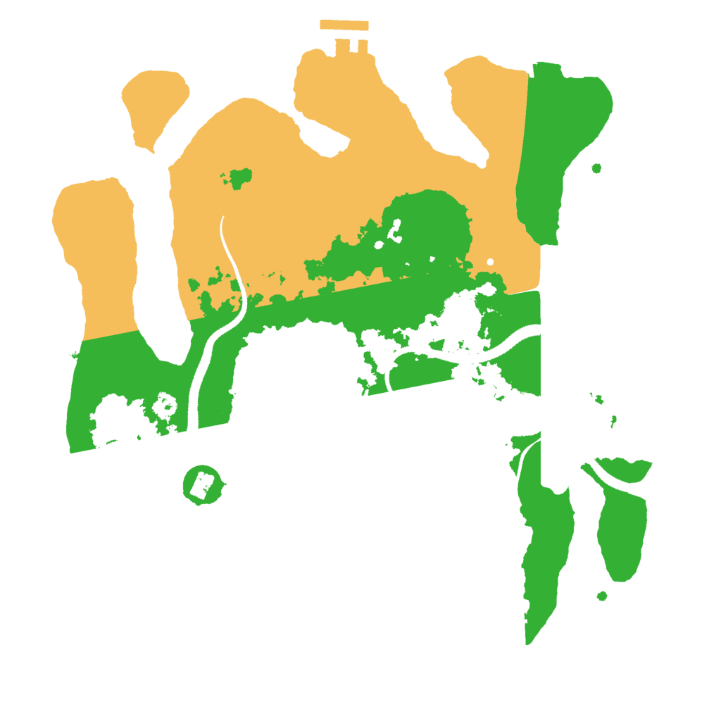 Biome Rust Map: Procedural Map, Size: 3000, Seed: 1685980646