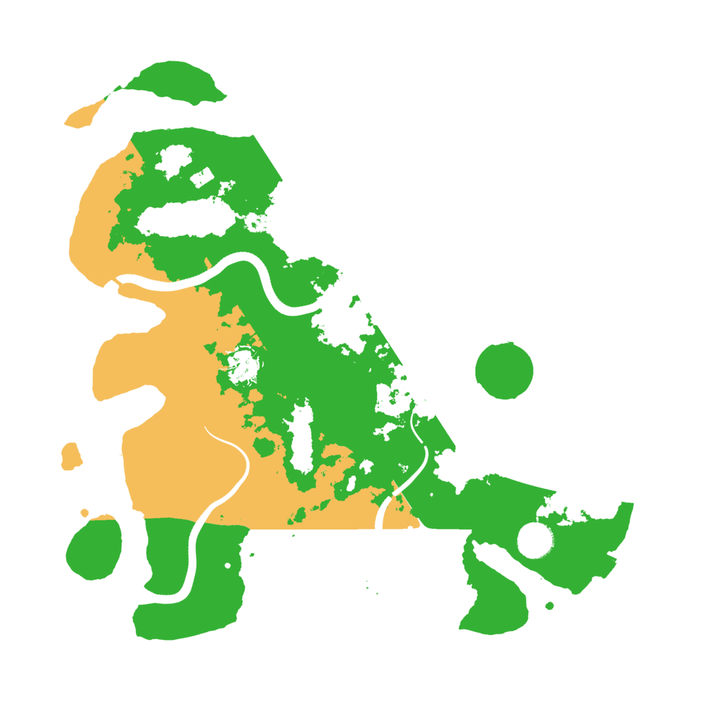 Biome Rust Map: Procedural Map, Size: 3500, Seed: 1780853386