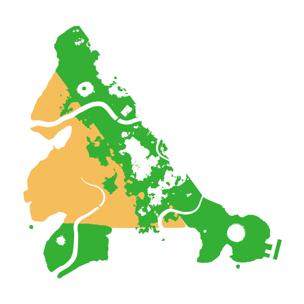 Biome Rust Map: Procedural Map, Size: 3000, Seed: 298174022