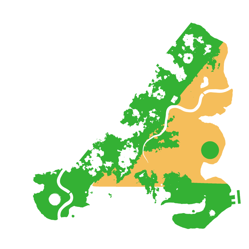 Biome Rust Map: Procedural Map, Size: 3700, Seed: 1324166457