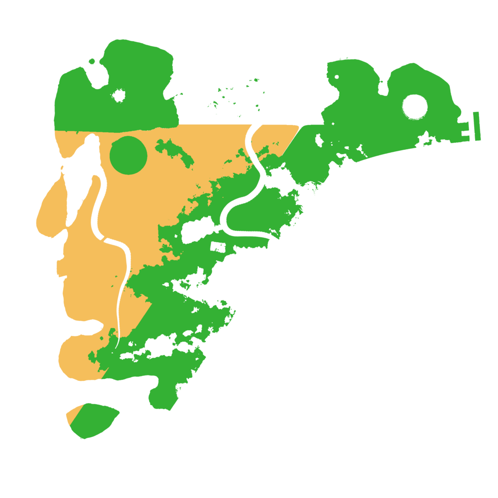 Biome Rust Map: Procedural Map, Size: 3500, Seed: 34549788