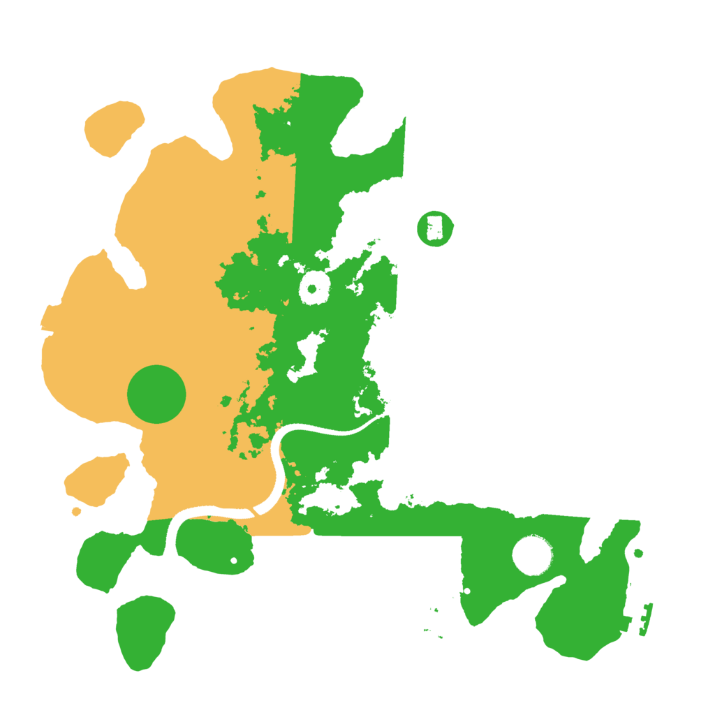 Biome Rust Map: Procedural Map, Size: 3219, Seed: 712096174