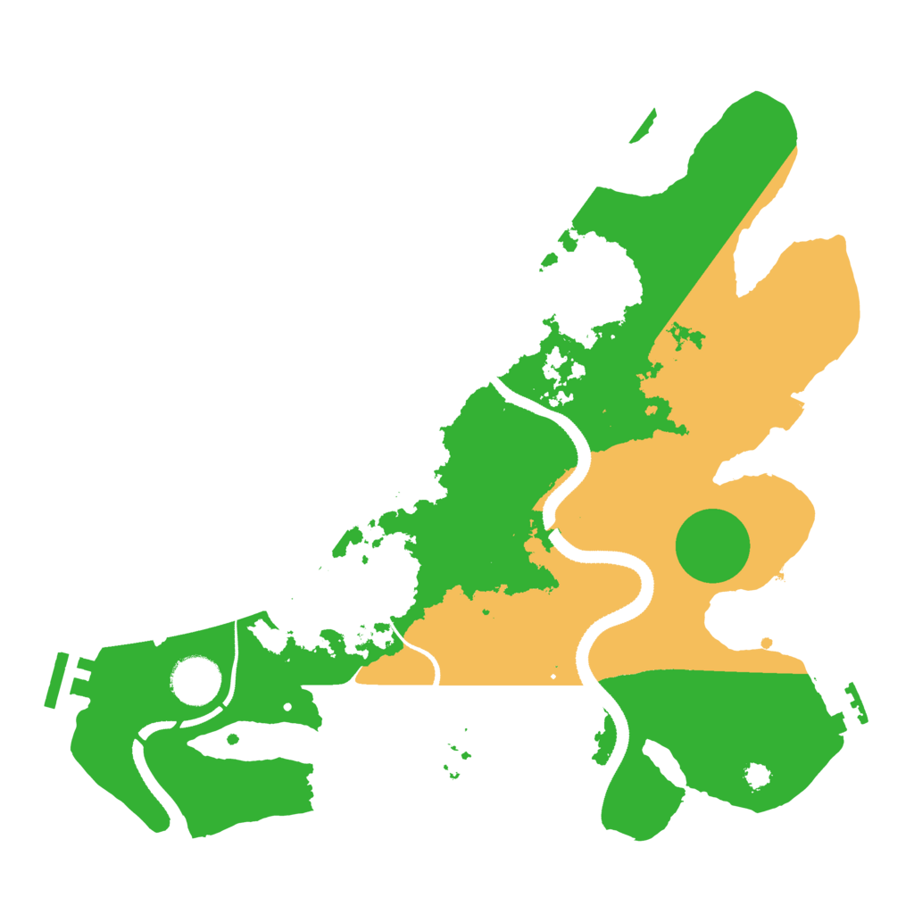 Biome Rust Map: Procedural Map, Size: 3250, Seed: 1143758807