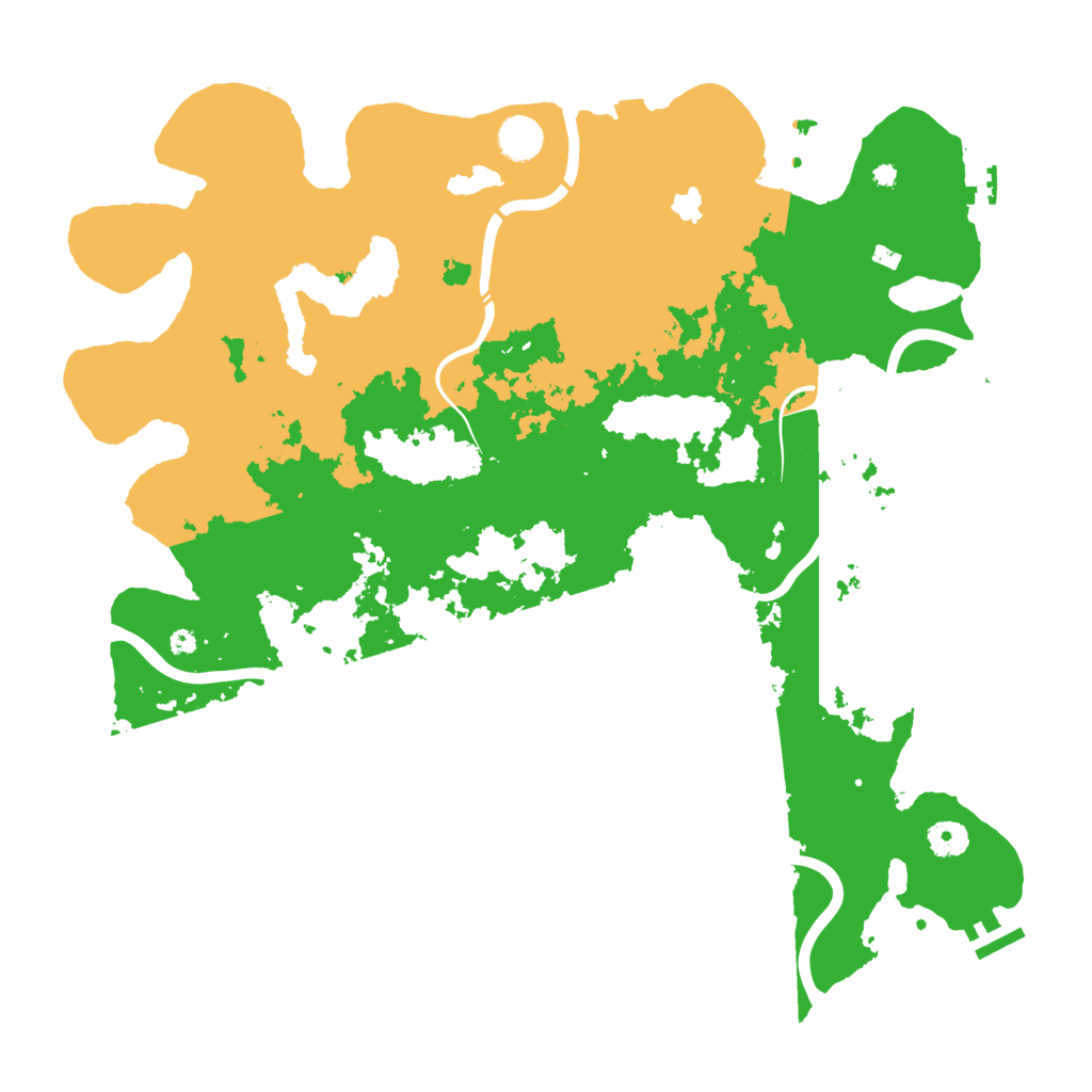 Biome Rust Map: Procedural Map, Size: 4250, Seed: 824791627