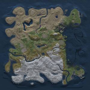 Thumbnail Rust Map: Procedural Map, Size: 4250, Seed: 824791627, 16 Monuments
