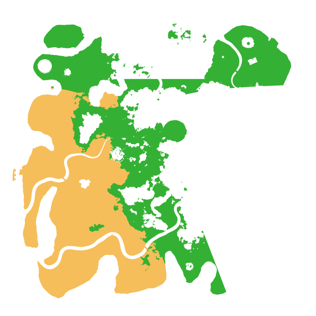 Biome Rust Map: Procedural Map, Size: 4000, Seed: 8232