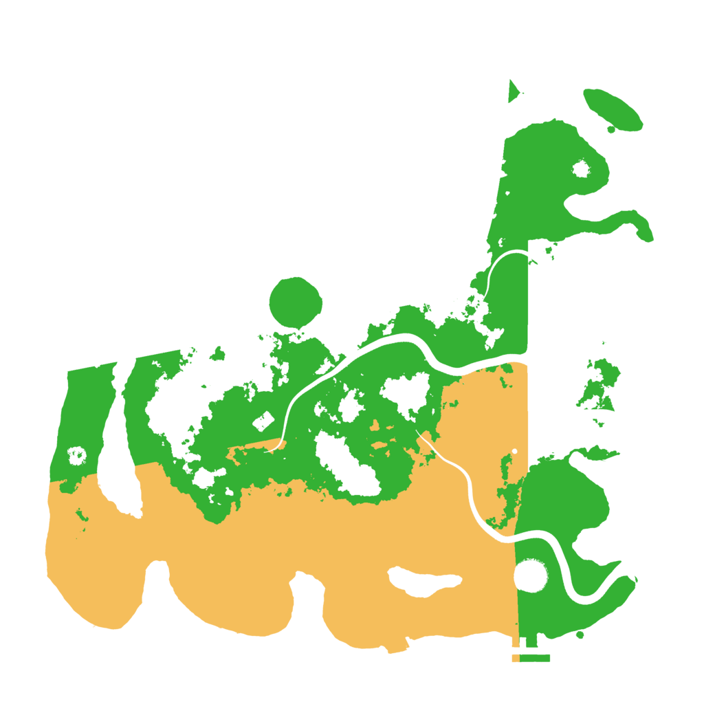 Biome Rust Map: Procedural Map, Size: 3750, Seed: 642830554