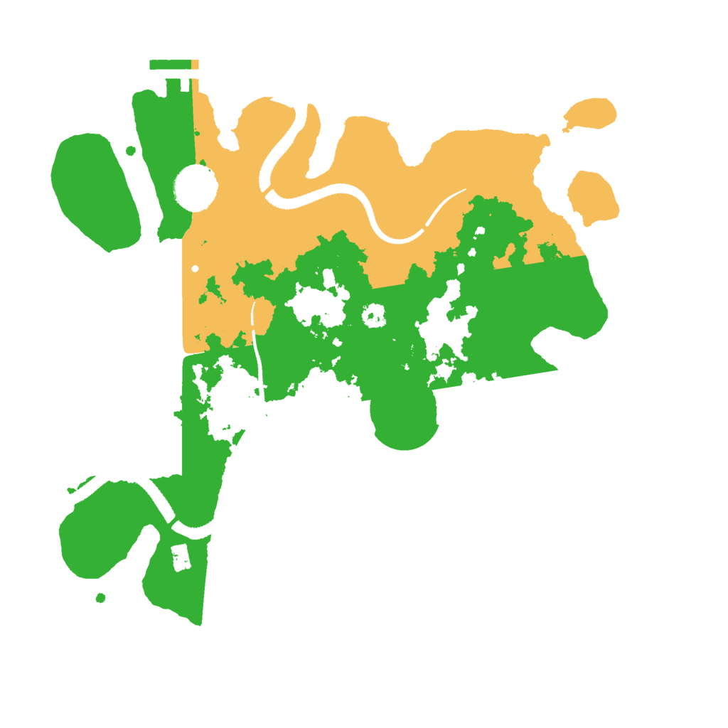Biome Rust Map: Procedural Map, Size: 3000, Seed: 304035150