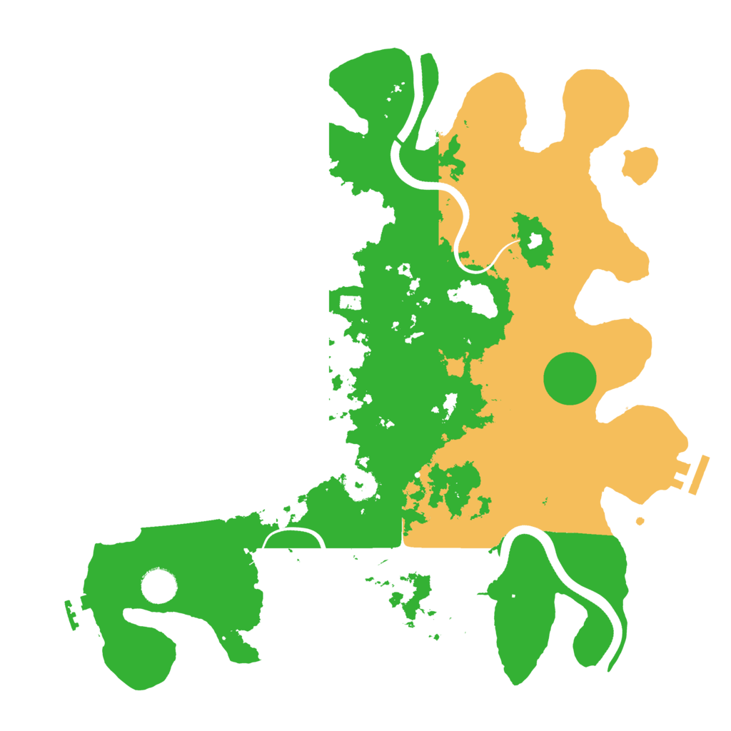 Biome Rust Map: Procedural Map, Size: 3650, Seed: 1722986648