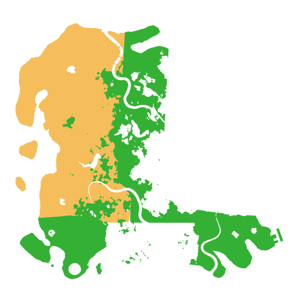 Biome Rust Map: Procedural Map, Size: 4500, Seed: 298012809