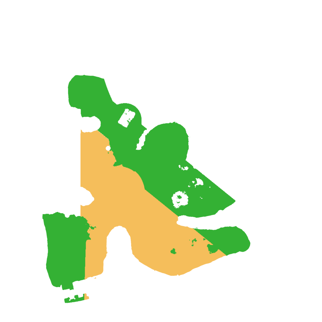 Biome Rust Map: Procedural Map, Size: 2000, Seed: 1528658168