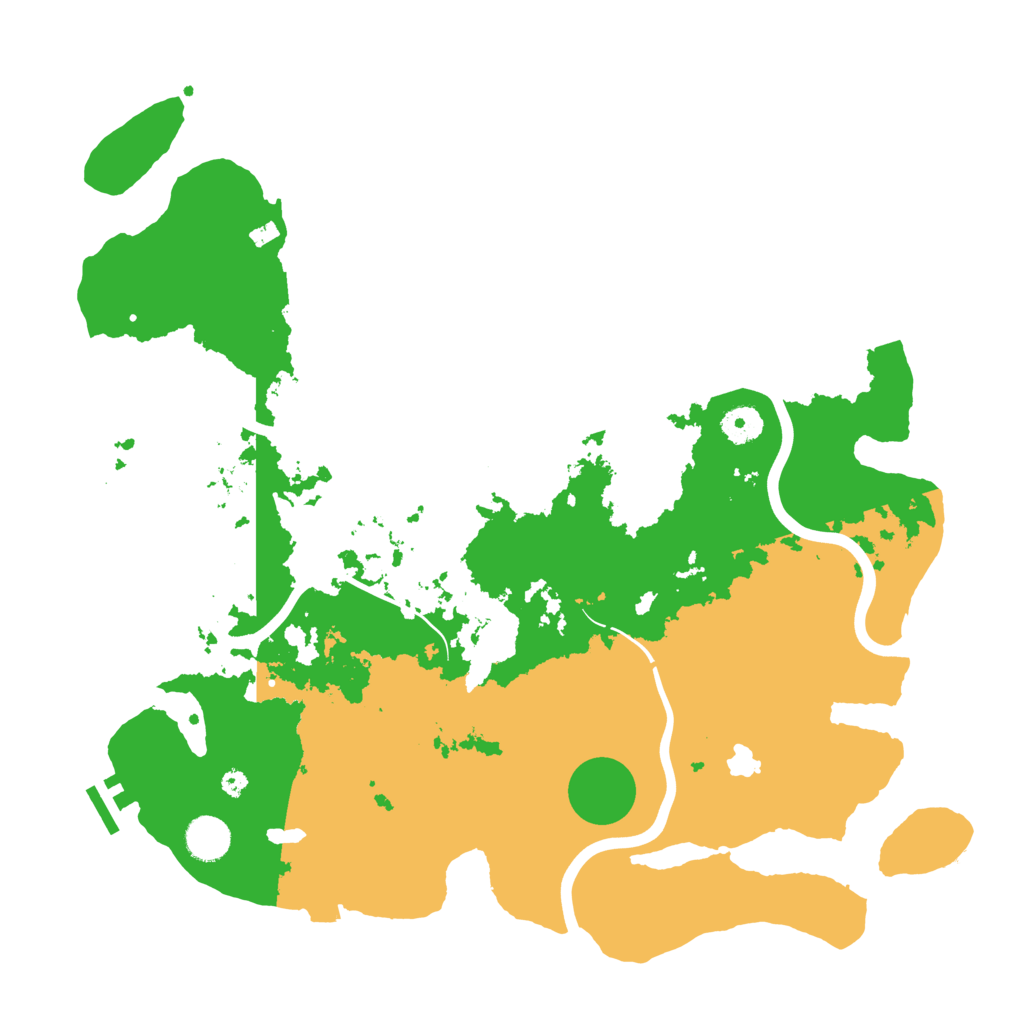 Biome Rust Map: Procedural Map, Size: 4000, Seed: 46364