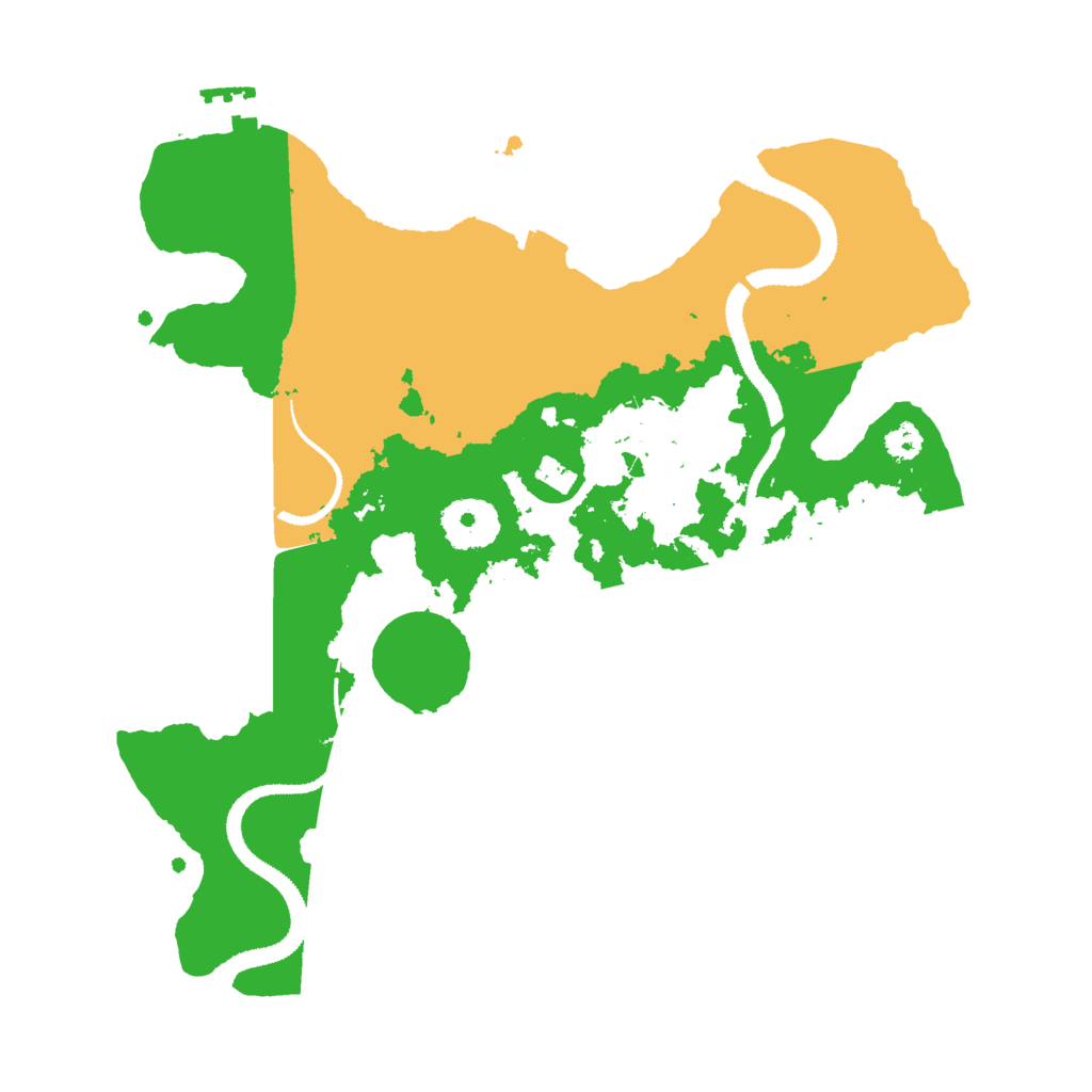 Biome Rust Map: Procedural Map, Size: 3000, Seed: 403264604