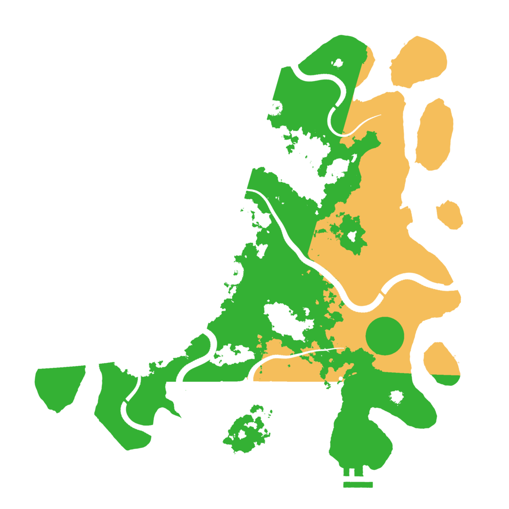 Biome Rust Map: Procedural Map, Size: 3500, Seed: 1695661431