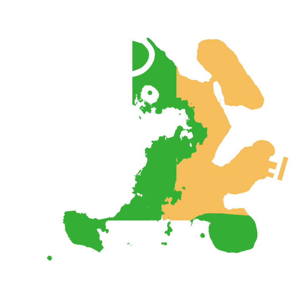 Biome Rust Map: Procedural Map, Size: 2500, Seed: 1113940068