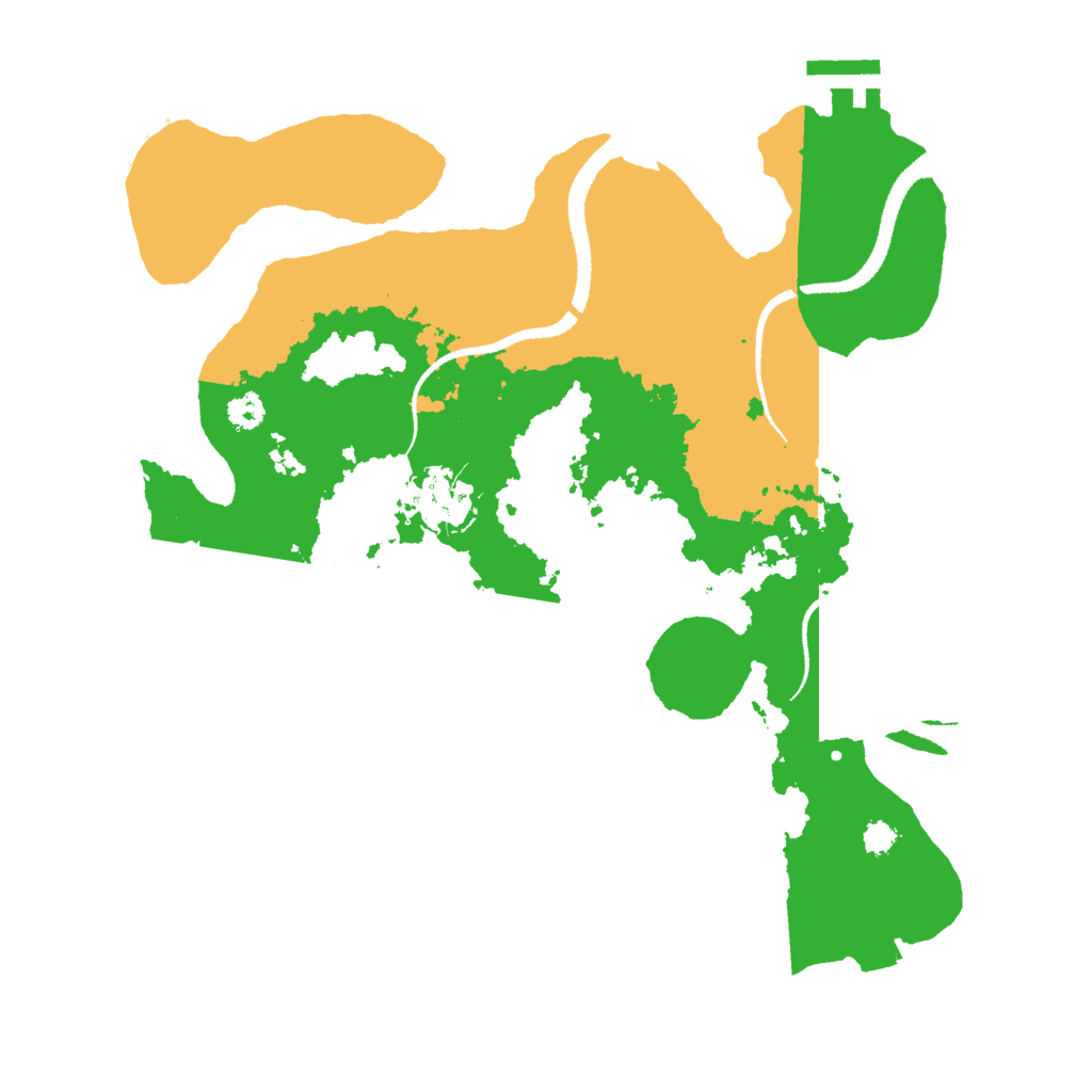 Biome Rust Map: Procedural Map, Size: 3000, Seed: 67324