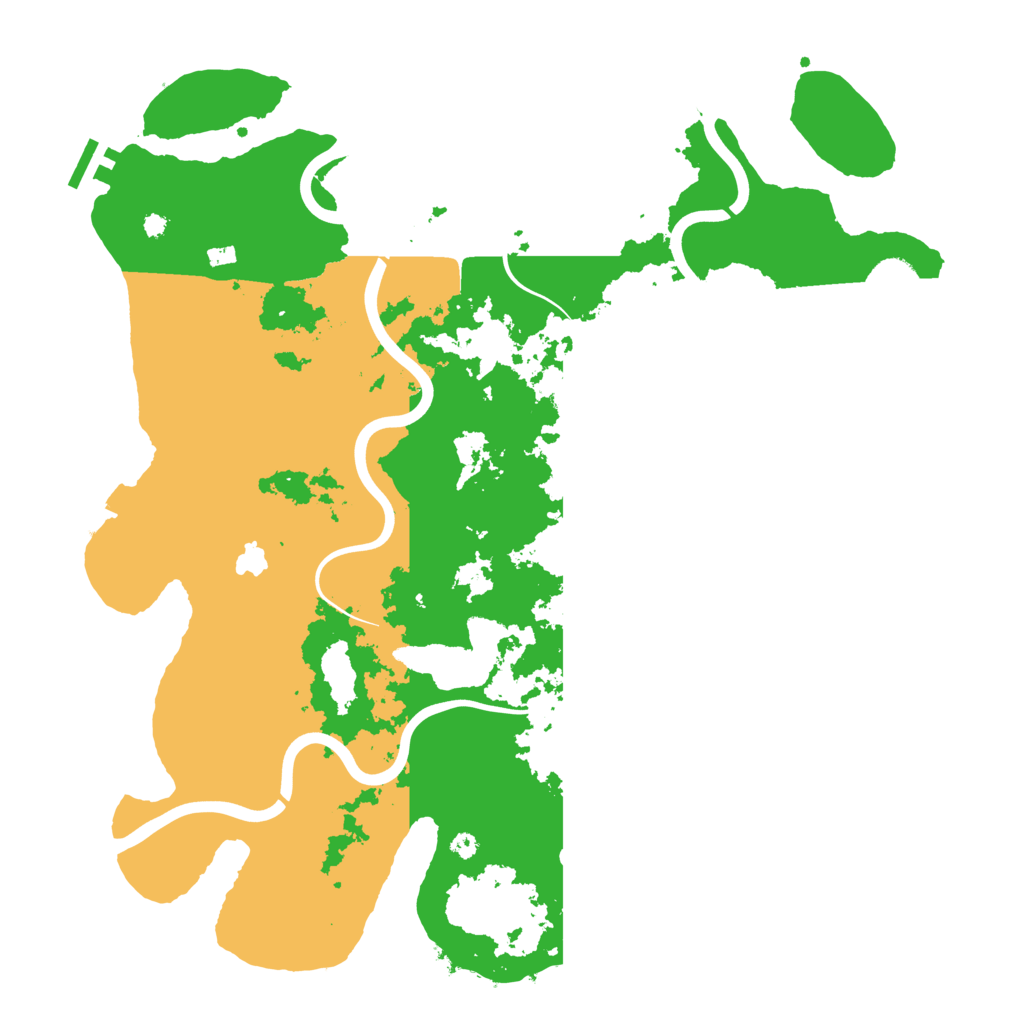 Biome Rust Map: Procedural Map, Size: 4000, Seed: 1181827581