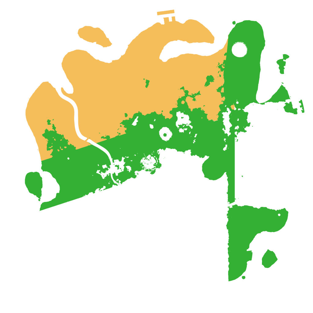 Biome Rust Map: Procedural Map, Size: 3650, Seed: 403450870