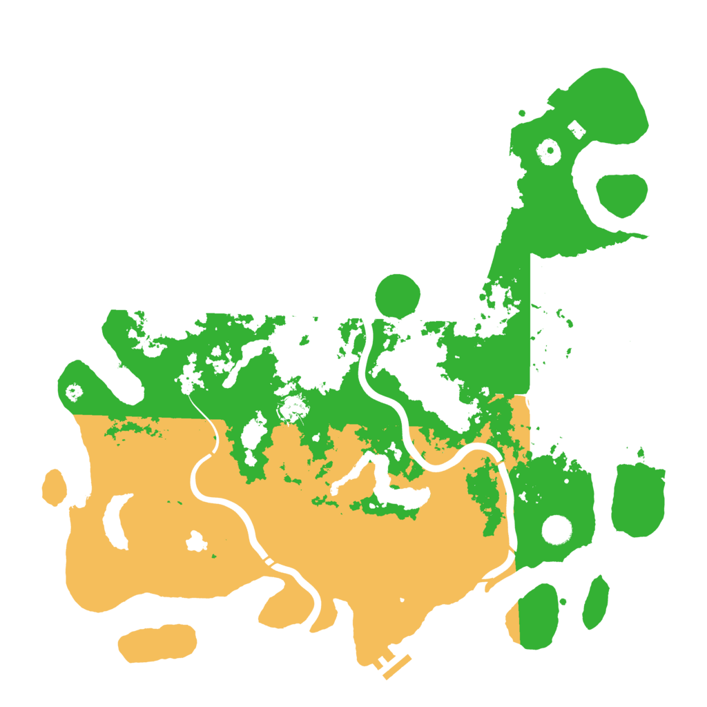 Biome Rust Map: Procedural Map, Size: 4300, Seed: 1204
