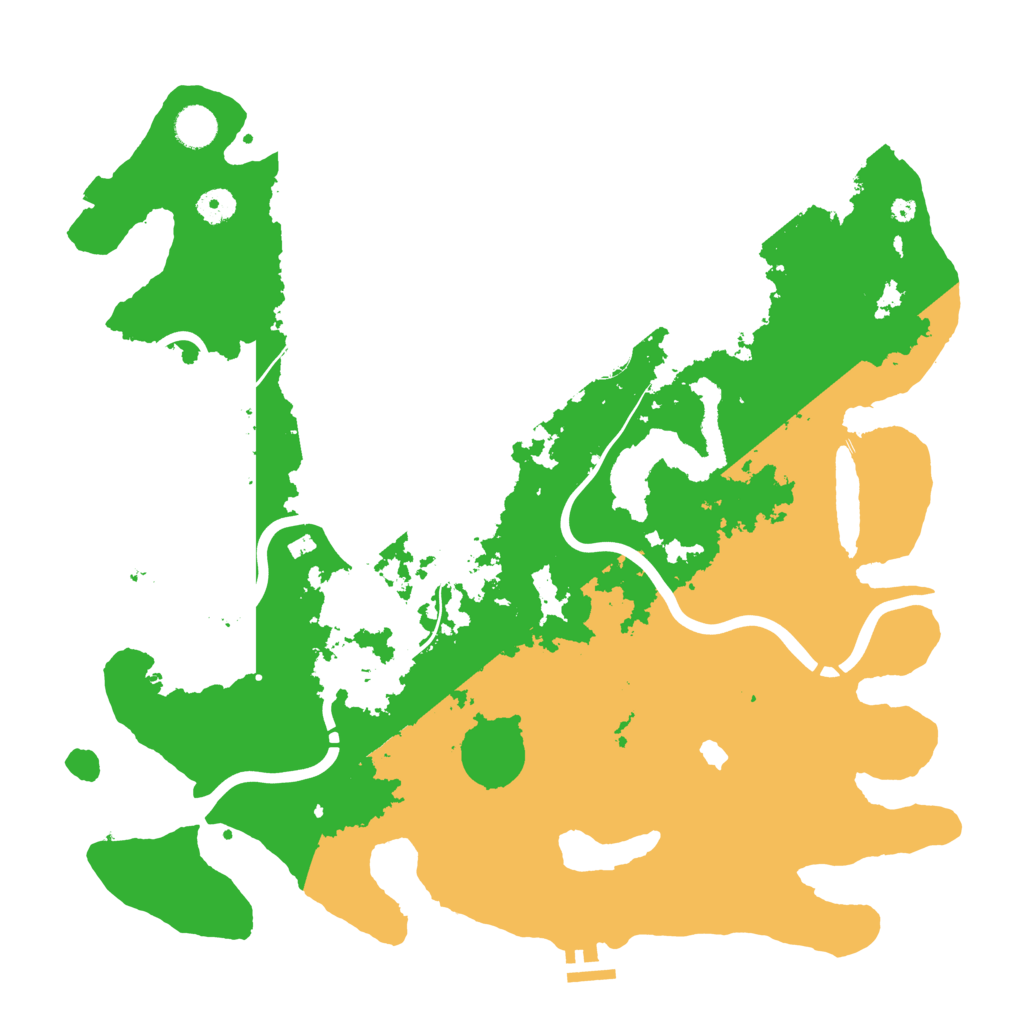 Biome Rust Map: Procedural Map, Size: 4250, Seed: 2033000628