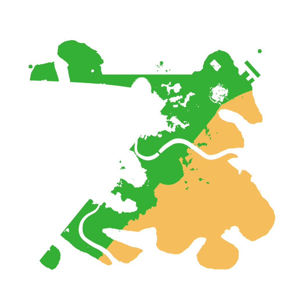 Biome Rust Map: Procedural Map, Size: 3000, Seed: 561905