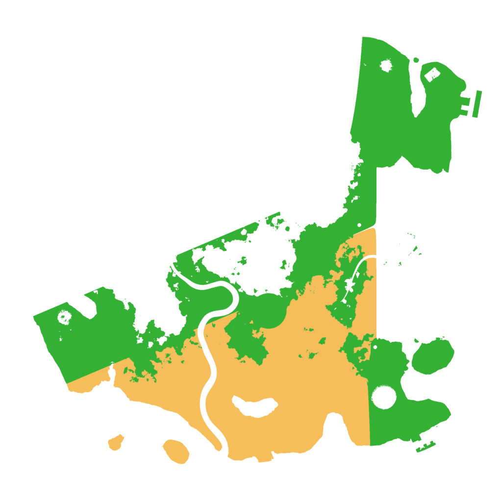 Biome Rust Map: Procedural Map, Size: 3750, Seed: 708650667