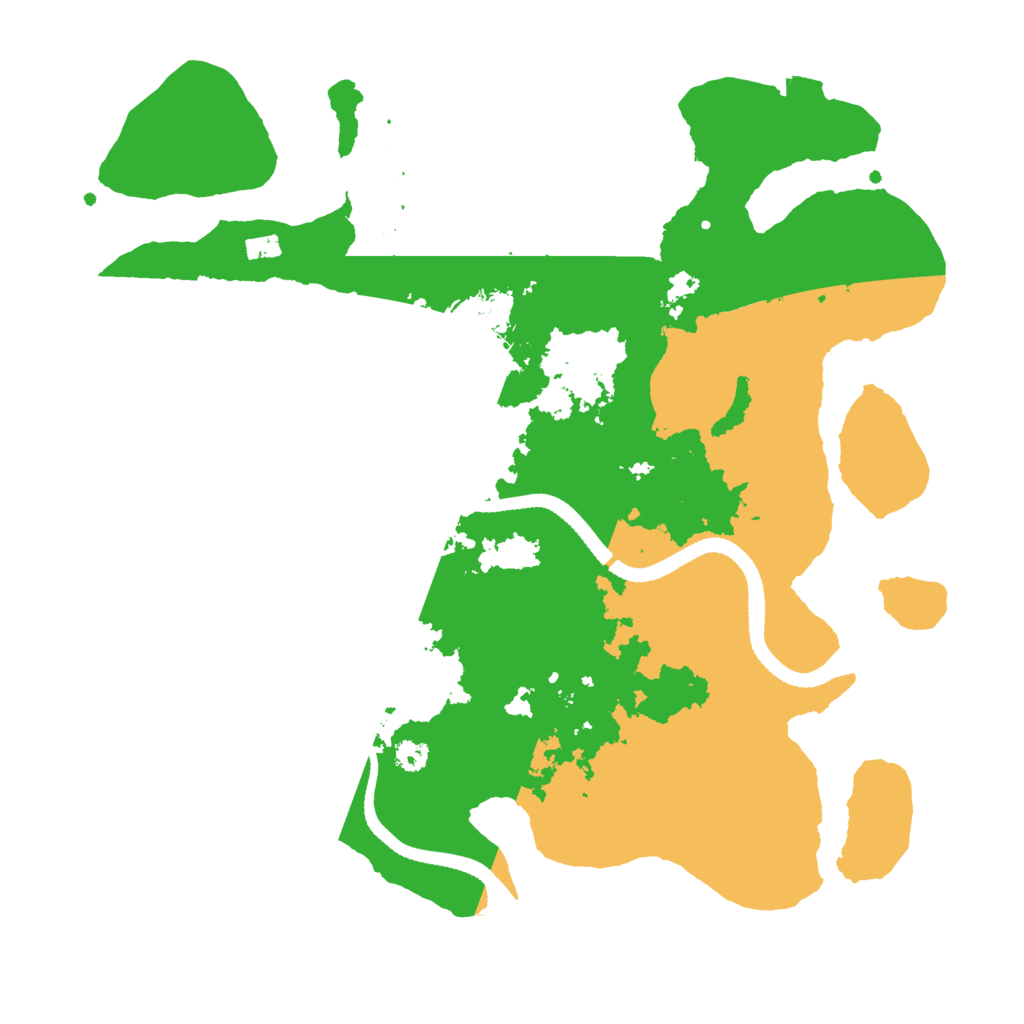 Biome Rust Map: Procedural Map, Size: 3250, Seed: 2737393