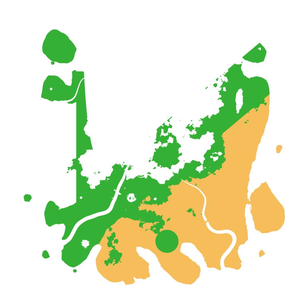 Biome Rust Map: Procedural Map, Size: 3500, Seed: 1969408055