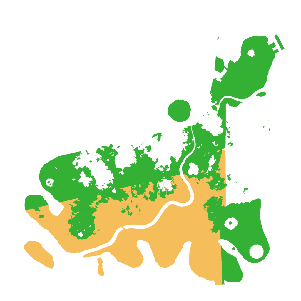 Biome Rust Map: Procedural Map, Size: 3750, Seed: 704424638