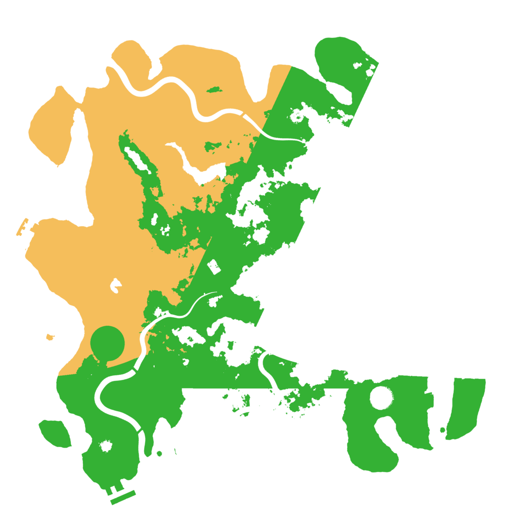 Biome Rust Map: Procedural Map, Size: 4000, Seed: 622230746
