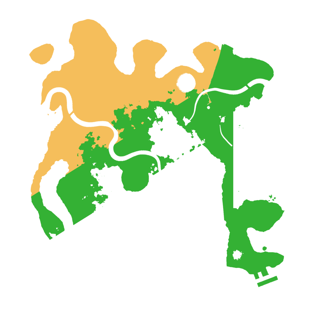 Biome Rust Map: Procedural Map, Size: 3000, Seed: 9812376