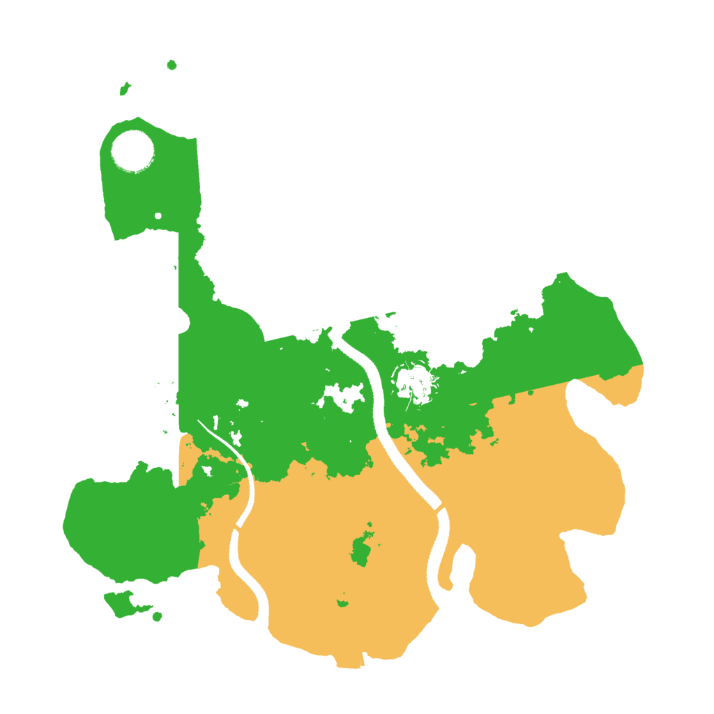 Biome Rust Map: Procedural Map, Size: 3000, Seed: 19971122