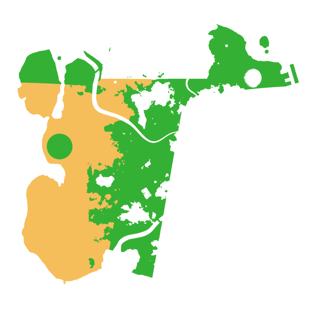 Biome Rust Map: Procedural Map, Size: 3250, Seed: 870067579