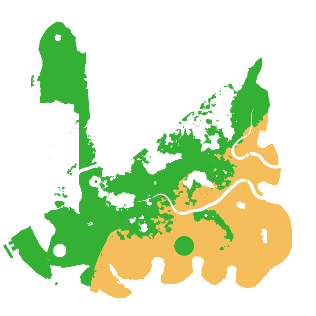 Biome Rust Map: Procedural Map, Size: 4250, Seed: 419596497
