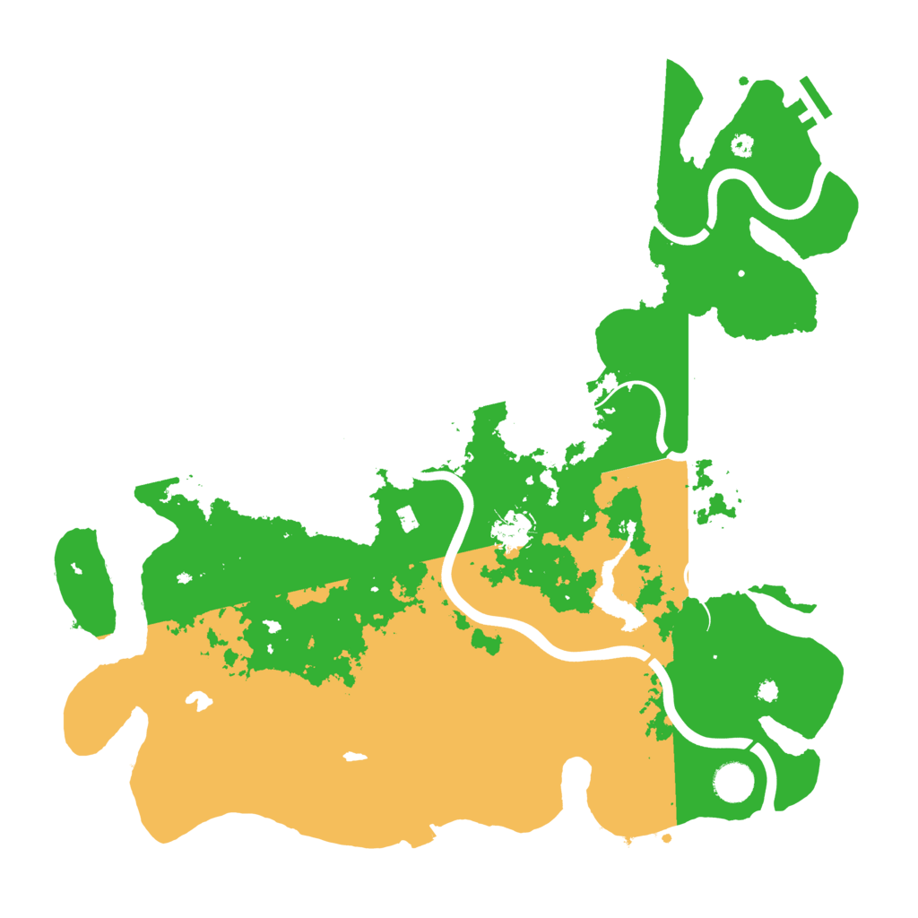 Biome Rust Map: Procedural Map, Size: 4000, Seed: 998195