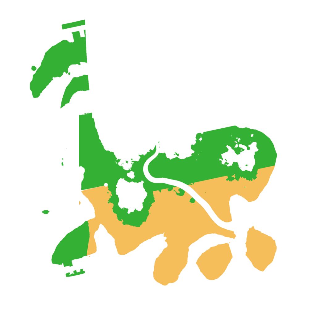 Biome Rust Map: Procedural Map, Size: 2500, Seed: 1693064298